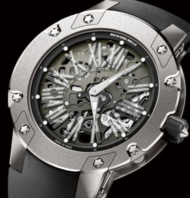 Richard Mille Replica Watch RM 033 Extra Flat Automatic Titanium